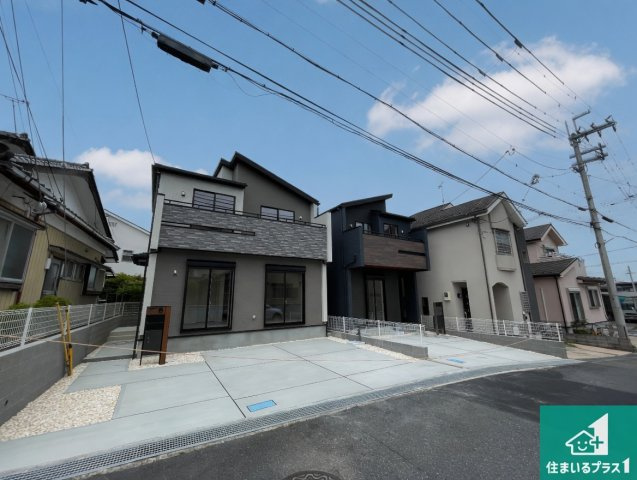 ★1(土)2(日)現地見学可能！★大津市下阪本　ラスト1邸の外観|お客様に長く安心して住んでいだだける事にこだわった家づくり！住んでからのアフターサービスにもしっかりと取り組んでいます！