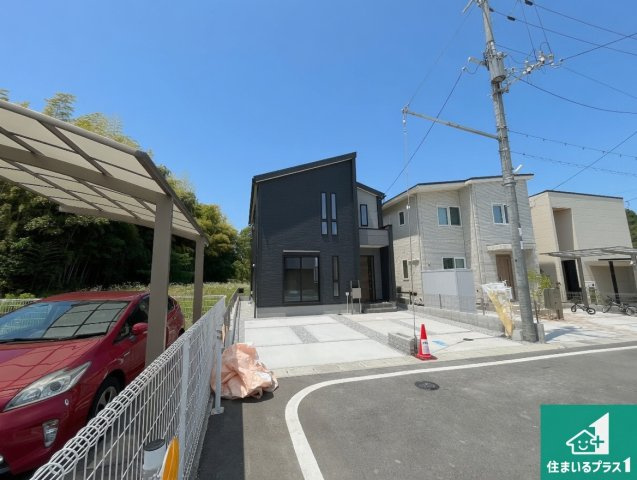 ★1(土)2(日)現地見学可能！★大津市大江　限定1邸の外観|お客様に長く安心して住んでいだだける事にこだわった家づくり！住んでからのアフターサービスにもしっかりと取り組んでいます！