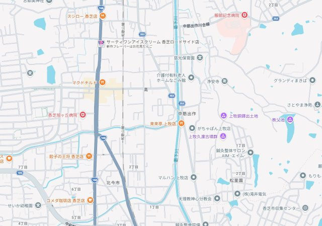 29(土)30(日)現地案内可能！　北葛城郡上牧町中筋出作　全3邸の地図