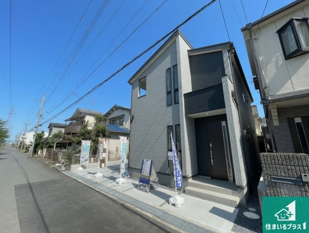 ★29(土)30(日)現地見学可能！★八幡市八幡双栗　限定1邸の外観|安心の10年保証！外観を美しく保ち、雨水で汚れを落とします！気になることがありましたら、お気軽にお問い合わせください！