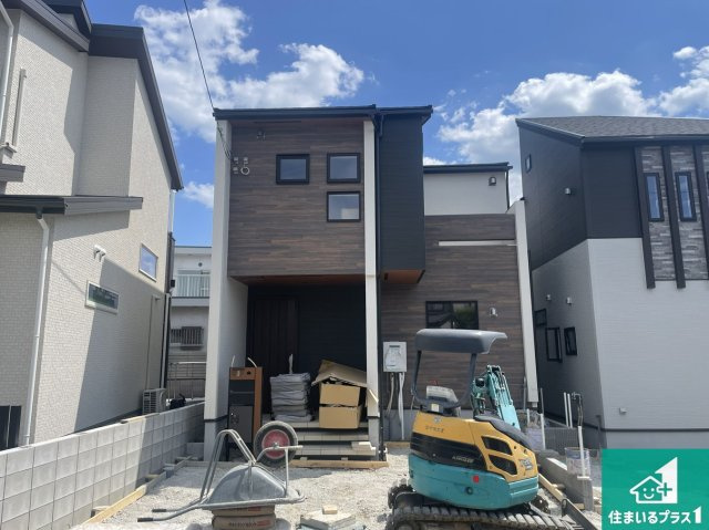 ★城陽市寺田市ノ久保　新築一戸建ての外観|お客様に長く安心して住んでいだだける事にこだわった家づくり！住んでからのアフターサービスにもしっかりと取り組んでいます！