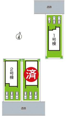 ★12(土)13(日)現地見学可能！★南丹市園部町横田　全3邸の区画図