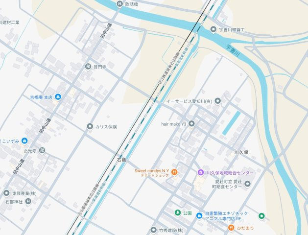 ★5(土)6(日)現地見学可能！★愛知郡愛荘町石橋　ラスト1邸の地図