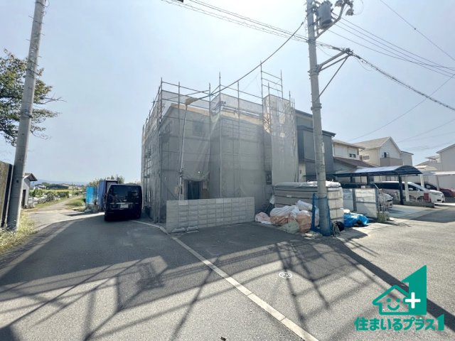 ●26(土)27(日)現地案内可能！　奈良市神殿町　限定1邸の外観|周辺は落ち着いた街並みの住宅地！子育てがしやすい住環境です！まだ未完成ですが、現地でしかわからない事もございます。是非一度ご覧ください。