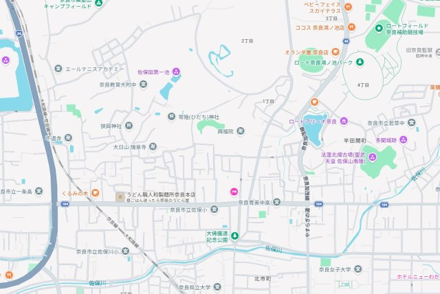 奈良市法蓮町　第26期　新築一戸建ての地図