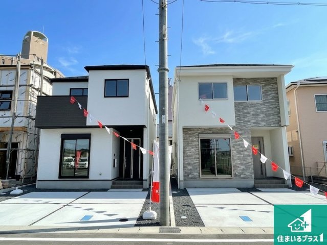 ★5(土)6(日)現地見学可能！★大津市雄琴　全4邸の外観|安心の10年保証！外観を美しく保ち、雨水で汚れを落とします！気になることがありましたら、お気軽にお問い合わせください！