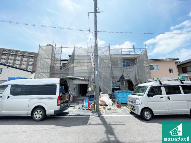 現地見学可能！大津市雄琴　第1期　新築一戸建ての外観|現在建築中！落ち着いた街並みで新生活を始めることが出来そう！周辺の物件も併せてご紹介させて頂きます！