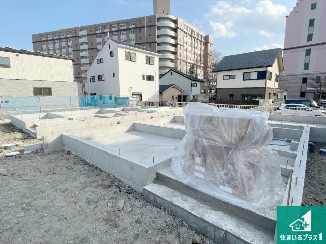 ★大津市雄琴　第1期　新築一戸建ての外観|現在建築中！落ち着いた街並みで新生活を始めることが出来そう！周辺の物件も併せてご紹介させて頂きます！