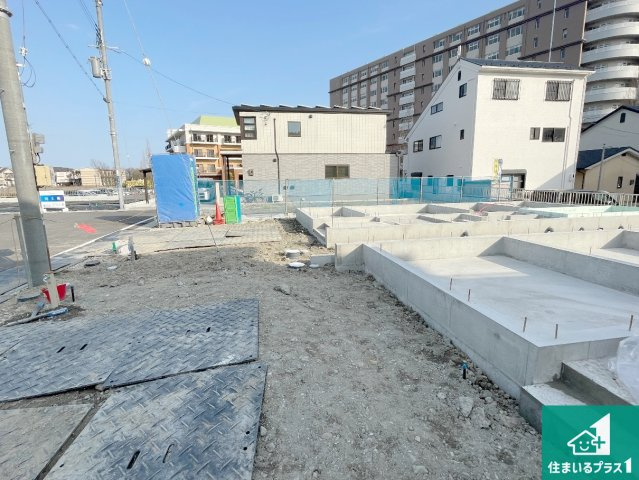 ★大津市雄琴　第1期　新築一戸建ての外観|現在建築中！落ち着いた街並みで新生活を始めることが出来そう！周辺の物件も併せてご紹介させて頂きます！