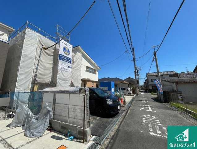1(土)2(日)現地案内可能！　磯城郡田原本町　限定1邸の前面道路含む現地写真|周辺は閑静な住宅街です。前面道路もしっかりと有りますので車の出し入れも安心ですよ！