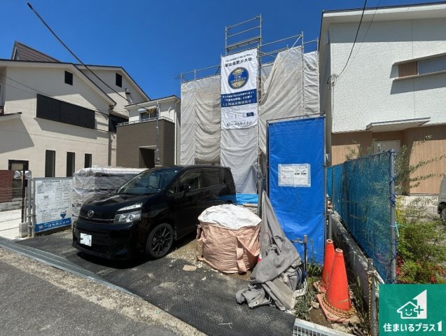 1(土)2(日)現地案内可能！　磯城郡田原本町　限定1邸の外観|現在はこんな感じです。完成までが待ち遠しいですね。