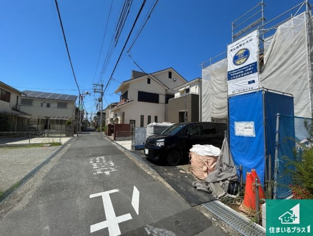 1(土)2(日)現地案内可能！　磯城郡田原本町　限定1邸の前面道路含む現地写真|駅やスーパー、小学校・中学校等日常生活に欠かせない情報や道のりもご紹介いたしますのでお気軽にご相談ください。