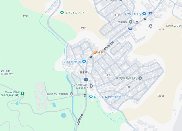★29(土)30(日)現地見学可能！★湖南市宝来坂　限定1邸の地図