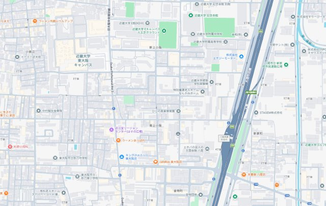 東大阪市南上小阪　第1期　新築一戸建ての地図