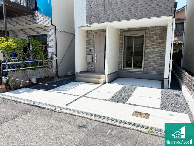 東大阪市南上小阪　第1期　新築一戸建ての駐車場|駐車スペース！散水栓があるので、こまめに愛車を洗えます！