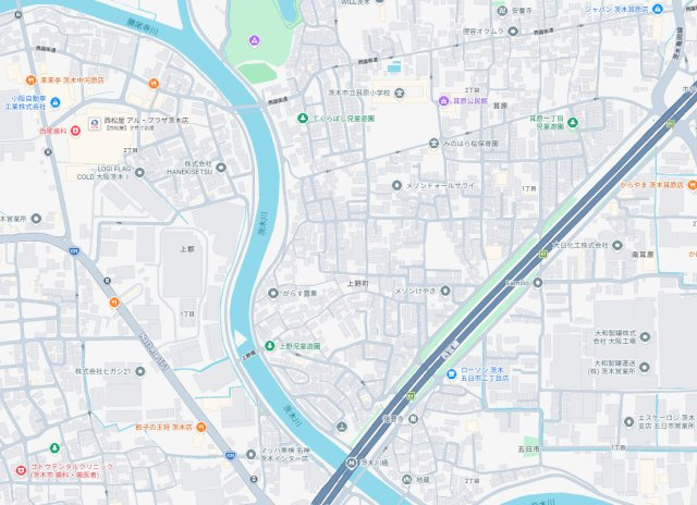 29日(土)30日(日)現地ご見学可能！茨木市上野町　第7期　新築一戸建ての地図