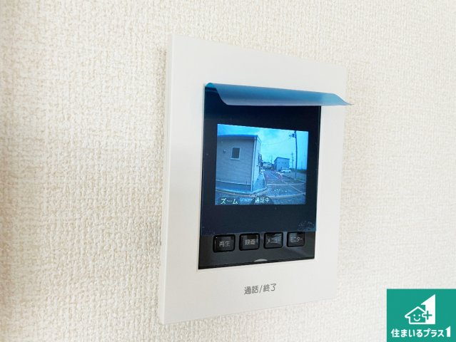 ●5(土)6(日)現地案内可能！　天理市丹波市町　全2邸の防犯設備|カラーモニターインターホン！声だけでなく来訪者の姿や顔がモニターで確認できるので、小さなお子様がいらっしゃるご家庭でも安心できます！