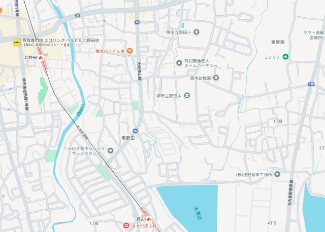 5(土)6(日)現地説明会！◆堺市東区南野田　限定1邸の地図
