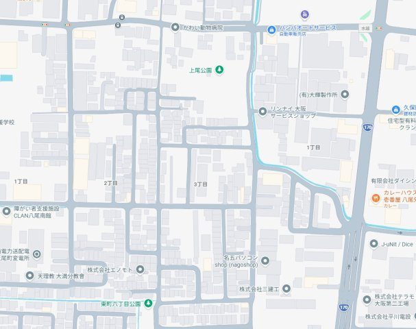 29(土)30(日)現地説明会！◆八尾市上尾町　限定1邸の地図