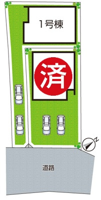 ★19(土)～23(祝)現地見学可能！★京都市伏見区醍醐南里町　全2邸の区画図|全2区画