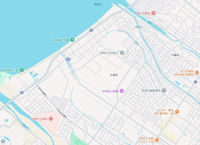 ★1(土)2(日)現地見学可能！★彦根市大藪町　全2邸の地図