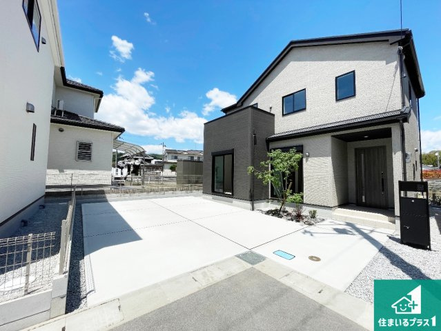 ●生駒郡平群町西宮　第2期　新築一戸建ての外観|お客様に長く安心して住んでいだだける事にこだわった家づくり！住んでからのアフターサービスにもしっかりと取り組んでいます！
