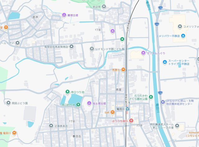 ●5(土)6(日)現地説明会！　生駒郡平群町西宮　全2邸　の地図