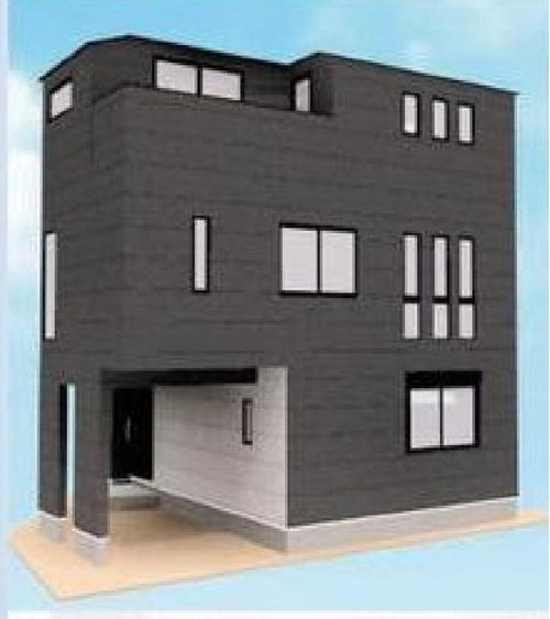 【横浜市西区境之谷79-20全2棟新築戸建て】★仲介手数料無料★（稲荷台小学校・岩井原中学校）の外観パース