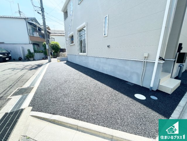 5(土)6(日)現地説明会！◆東大阪市金岡　限定1邸の駐車場|駐車スペース！散水栓があるので、こまめに愛車を洗えます！