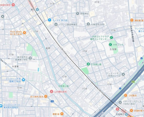 29(土)30(日)現地説明会！◆東大阪市金岡　限定1邸の地図