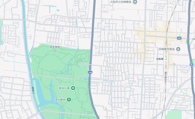 ■寝屋川市河北中町　新築一戸建ての地図