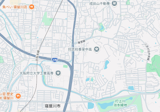 ■寝屋川市境橋町　新築一戸建ての地図
