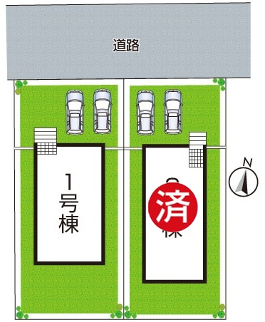 29(土)30(日)現地説明会！◆富田林市高辺台　ラスト1邸の区画図|全2区画