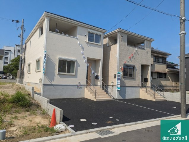 ■枚方市長尾峠町　第3期　新築一戸建ての前面道路含む現地写真|車通りの少ない前面道路！お子様がいらっしゃるご家族でも安心！