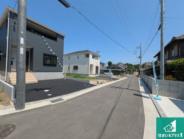 枚方市長尾峠町　第3期　新築一戸建ての前面道路含む現地写真|車通りの少ない前面道路！お子様がいらっしゃるご家族でも安心！