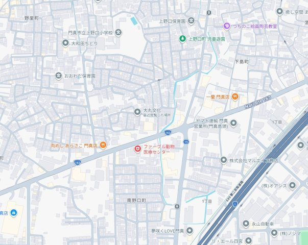 ■12日(土)13日(日)現地ご見学可能！　門真市上野口町　ラスト1邸の地図