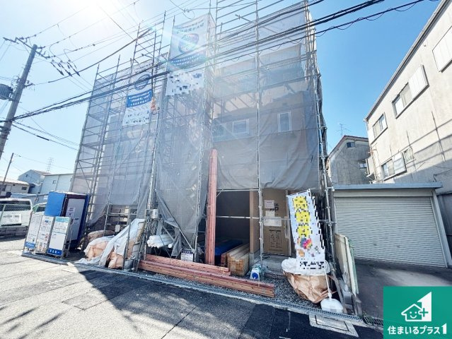 9日(土)10日(日)現地見学可能！　門真市上野口町　第3期　新築一戸建ての外観|周辺は落ち着いた街並みの住宅地！子育てがしやすい住環境です！まだ未完成ですが、現地でしかわからない事もございます。是非一度ご覧ください。