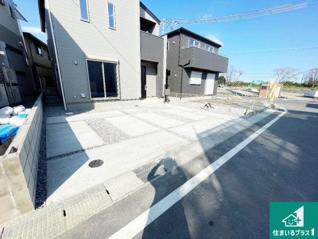★29(土)30(日)現地見学可能！★大津市堅田　全4邸の駐車場|駐車スペース！散水栓があるので、こまめに愛車を洗えます！