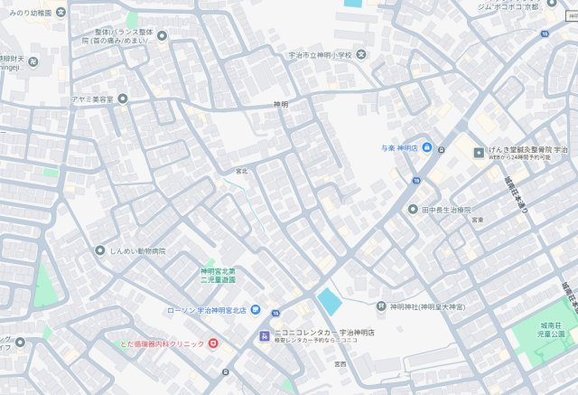 ★29(土)30(日)現地見学可能！★宇治市神明宮北　限定1邸の地図