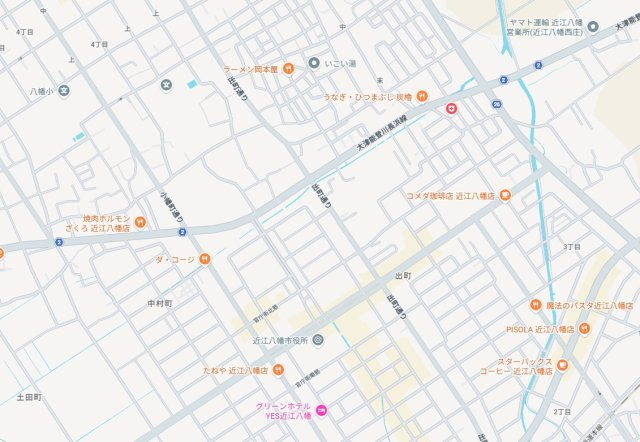 ★29(土)30(日)現地見学可能！★近江八幡市出町　ラスト１邸の地図