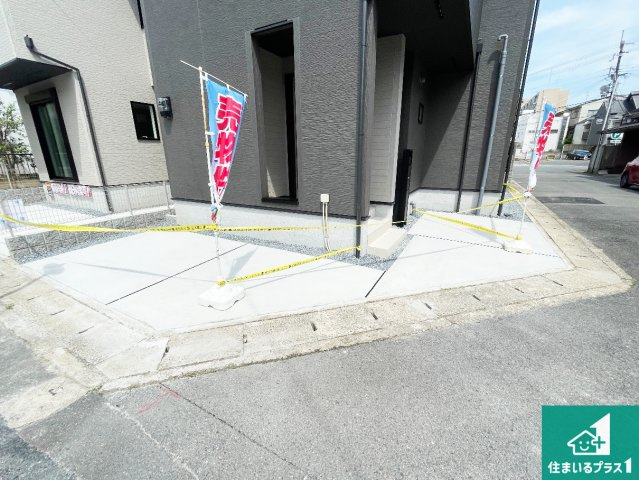 ★29(土)30(日)現地見学可能！★京都市伏見区小栗栖森本町　ラスト1邸の駐車場|駐車スペース！散水栓があるので、こまめに愛車を洗えます！