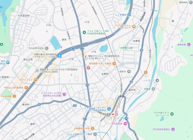 河内長野市古野町　第2期　新築一戸建ての地図
