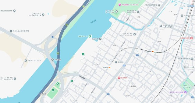 1(土)2(日)現地説明会！◆高石市高師浜　ラスト2邸の地図