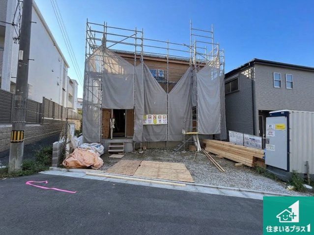 ◆東大阪市東石切町　新築一戸建ての外観|現在建築中！落ち着いた街並みで新生活を始めることが出来そう！周辺の物件も併せてご紹介させて頂きます！