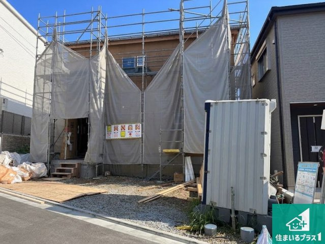 ◆東大阪市東石切町　新築一戸建ての外観|現在建築中！落ち着いた街並みで新生活を始めることが出来そう！周辺の物件も併せてご紹介させて頂きます！
