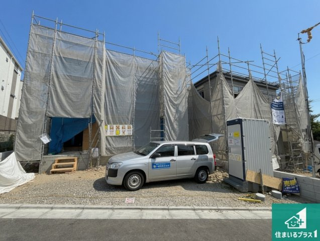 東大阪市東石切町　新築一戸建ての外観|現在の進捗状況です！順調に作業進行中、完成が待ち遠しいです！詳細の間取り等、お気軽にお問い合わせください！