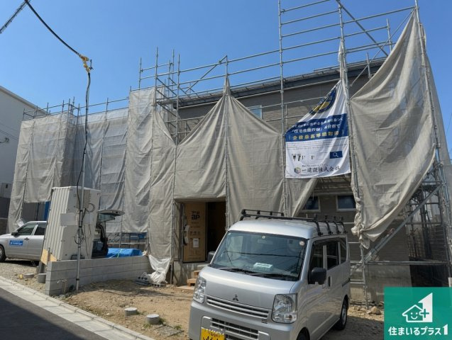東大阪市東石切町　新築一戸建ての外観|現在建築中！落ち着いた街並みで新生活を始めることが出来そう！周辺の物件も併せてご紹介させて頂きます！