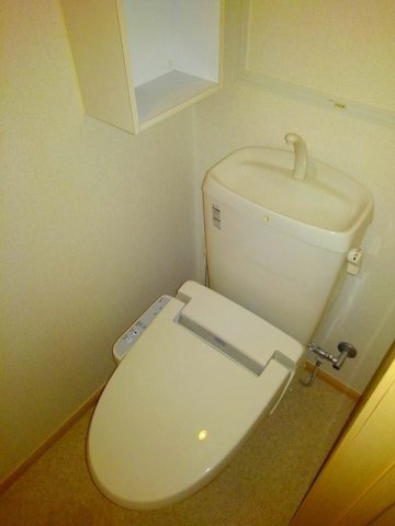 フラットツーのトイレ|トイレもきれいです