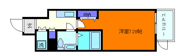 ＫＴＧ　ＲＥＳＩＤＥＮＣＥ　芦屋西の間取り