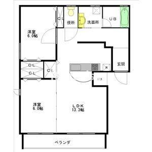 郷東マンションの間取り